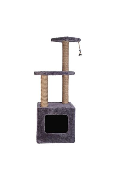 Reyo Pet Stepped Nested Square Series Cat Scratcher Gray