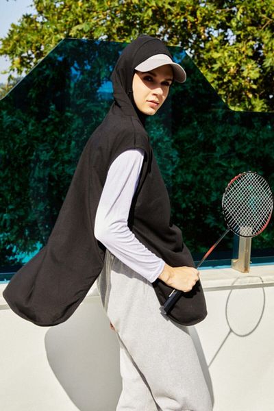 mirach Hijab Sport Sweat - Black, Comfortable and Stylish Sports Hijab Product
