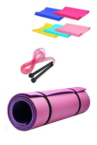 Genel Markalar Ckspor 8 Mm Pilates Kamp Matı Pvc Atlama Ipi Plates Egzersiz D...