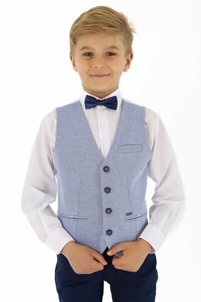 SIRRI Boy's 2-Piece Jacket Vest Set