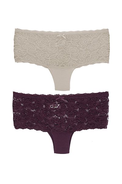 Zena 2-Piece Lace Women's Shorts Panties