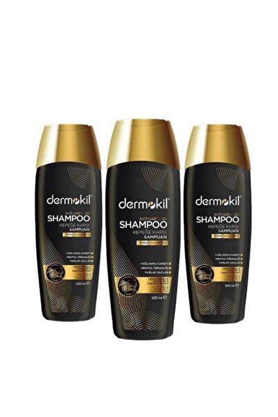 Dermokil 600 ml x 3 Anti-Dandruff Shampoo