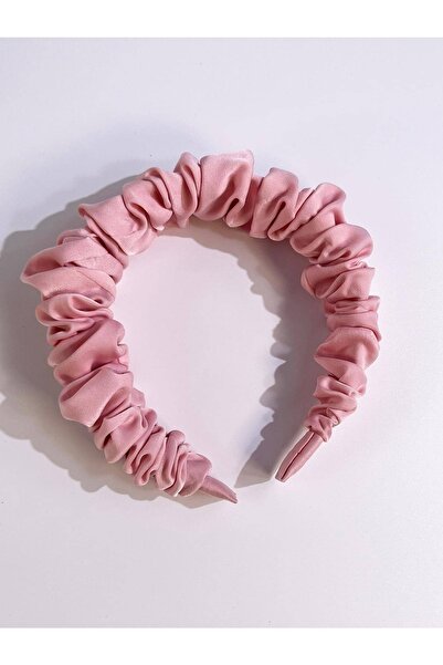 CSR AKSESUAR Coroană din satin cu trandafir uscat cu șnur suplimentar