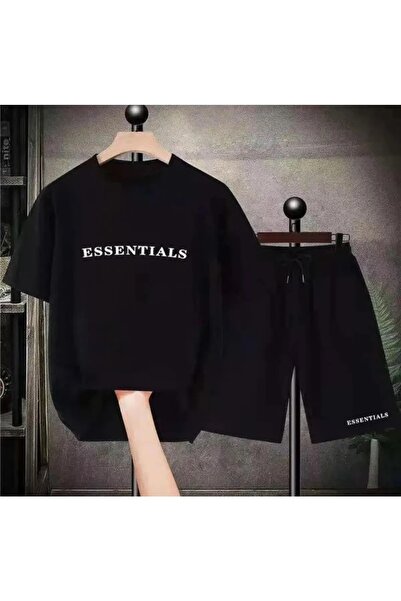 Machetta Kids Essentials στάμπα Oversize Σορτς με λαιμόκοψη T-Shirt πάνω και ...