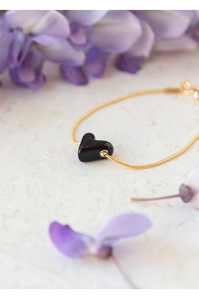 CHARMLUCKY Murano Heart Bracelet