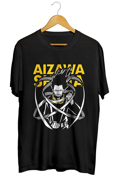 karikatürstore Academia My Hero Aizawa Teams Printed Unisex T-Shirt