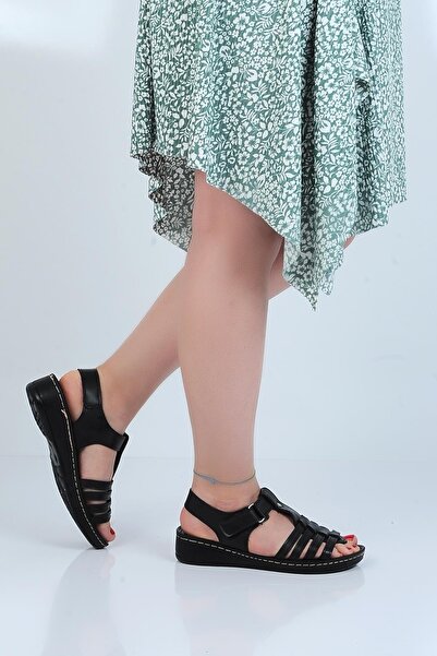 Ayakcenter 14823 Γυναικεία φλατ καλοκαιρινά σανδάλια Polero