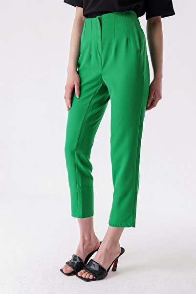 HAKKE High Waist Double Flare Trousers