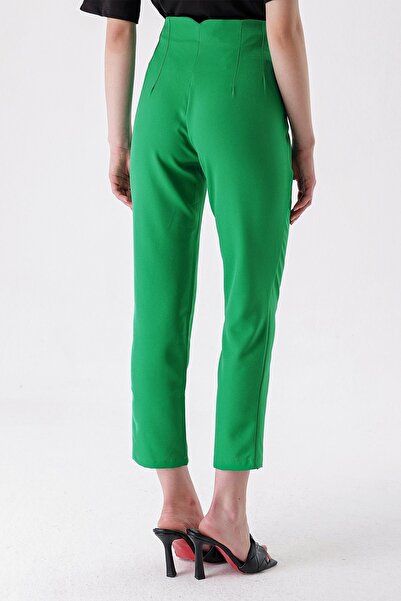 HAKKE High Waist Double Flare Trousers