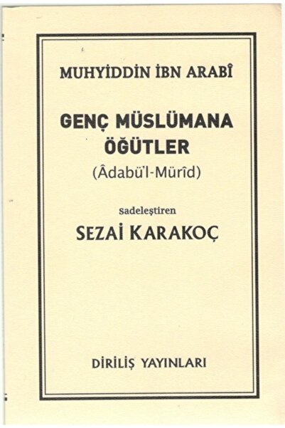 Diriliş Yayınları Genç Müslümana Öğütler