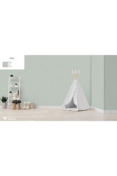 Adawall Alfa Duvar Kağıdı Düz Sade Desenli Non-woven Kağıt Taban Vinil Kaplı