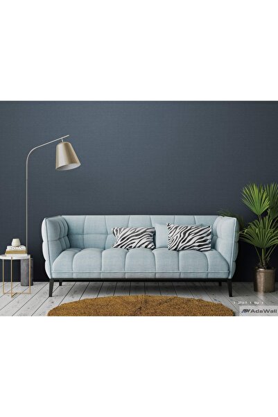 Adawall Alfa Duvar Kağıdı Düz Sade Desenli Non-woven Kağıt Taban Vinil Kaplı