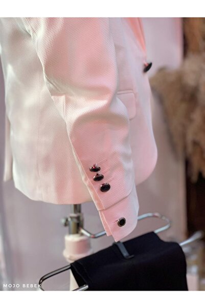 Mogi Erkek Çocuk 3-14 Yaş Damatlık Takım Elbise Set 20322 Beyaz