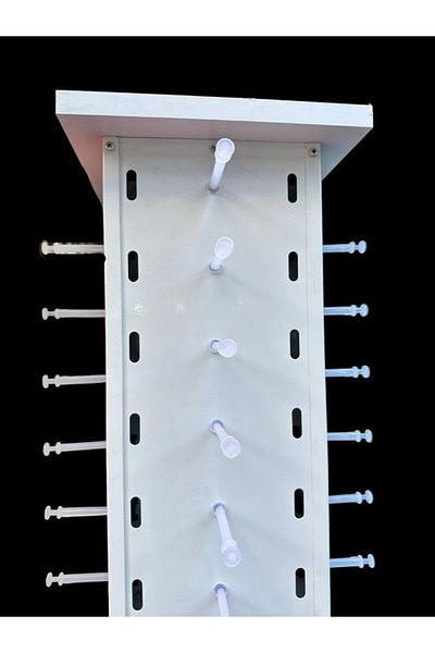 STAND MARKET Glasses Stand 84 Pieces Metal Square Rotating Model