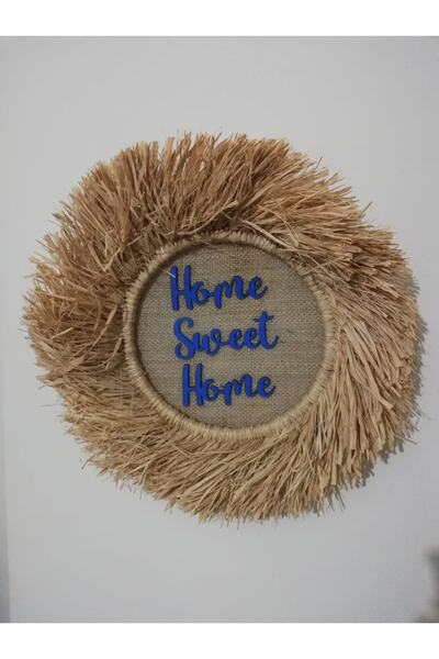 CNGZSHOP Home Sweet Home - Gift Raffia Door Wall Ornament