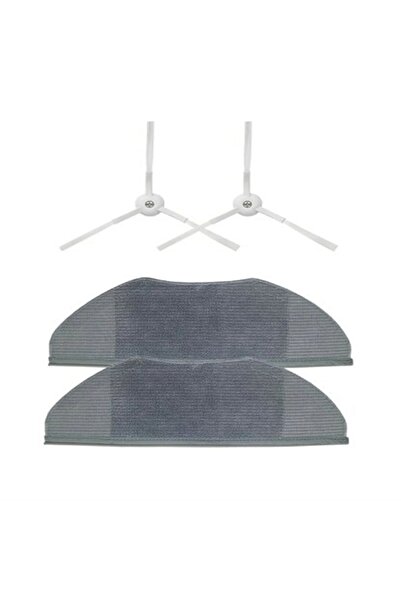 Xiaomi ممسحة مكنسة كهربائية 2 في 1 - مكنسة كهربائية روبوتية ومجموعة فرشاة جان...