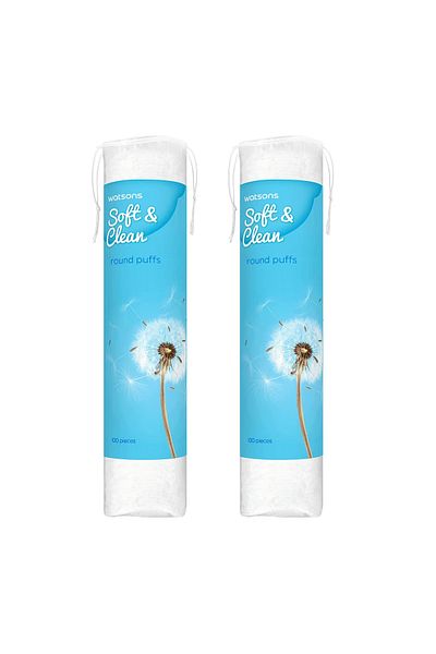 Watsons 100 Pieces Disc Makeup Remover Cotton - X2 Pack
