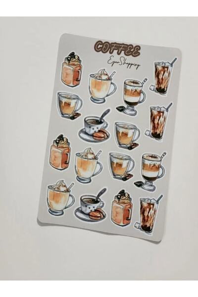 EyER Shoping Autocolant cu etichetă de cafea