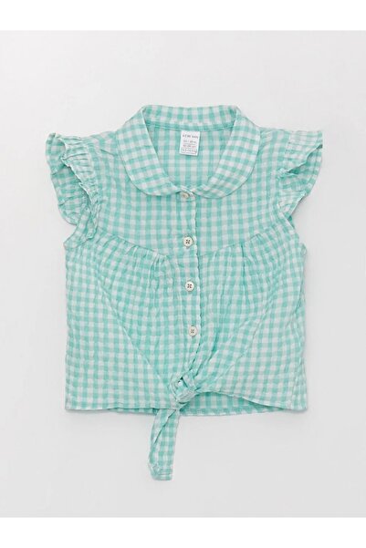 LC Waikiki Lcw Baby Bebe Yaka Ekose Kız Bebek Gömlek