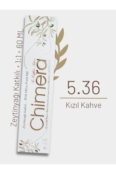 CHİMERA Yarı Bitkisel Saç Boyası No 5.36 - Kızıl Kahve 60ml