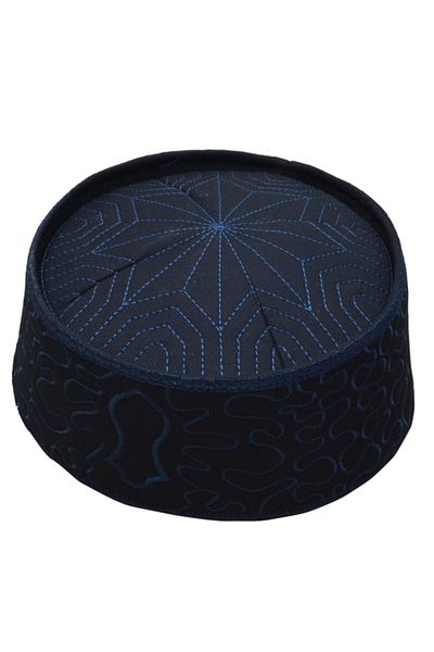 şahinbak Blue Nile-i Sheriff Skullcap, Skullcap, Molded Skullcap, Blue Skullcap, Mami, Dübbe, Fes T041