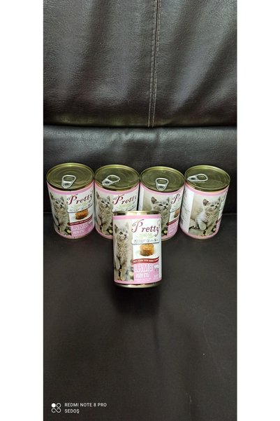 Pretty Kuzu Etli Yavru Kedi Konserve 415 Gr 5 Adet