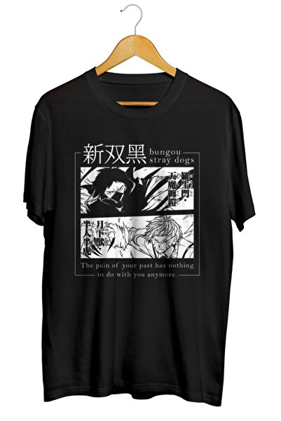 karikatürstore Shın Soukoku Bungou Stray Dogs Baskılı Unisex Tişört