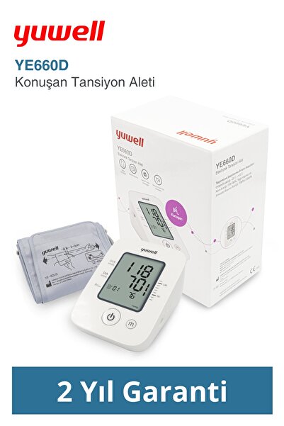 Yuwell Elektronik Konuşan Tansiyon Aleti Koldan Ölçer Ye660d