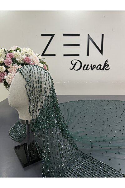 ZEN DUVAK Nakışlı Duvak Gelin Duvağı