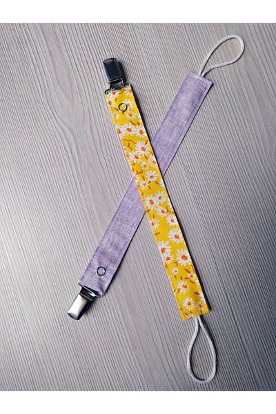 mugaSA - Set of 2 - Baby - Pacifier Strap - Pacifier Chain - Cotton Fabric