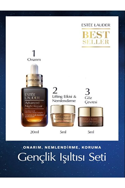 Estee Lauder Advanced Night Repair Serum 20ml&göz Kremi 5ml&revitalizing Supr...