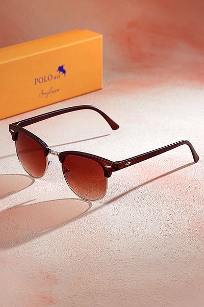 Polo Air Női barna ezüst tokos napszemüveg Plg-2076c4