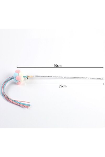 FloriaShopping Pet Products Cat Stick Toy Interactive Toys Cat Wand Stick With Bells