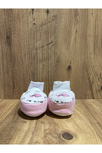 ReegTicaret Balık Baskılı Penye Bebek Patik (kız)