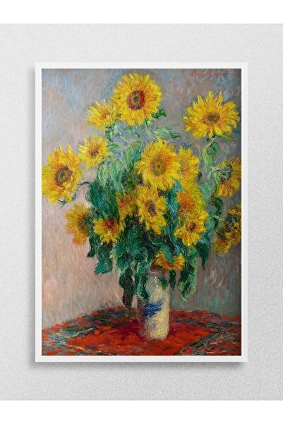 Mudi Store Bouquet Of Sunflowers Tablo Sanatsal Ünlü Ressam Poster Çerçevesiz...