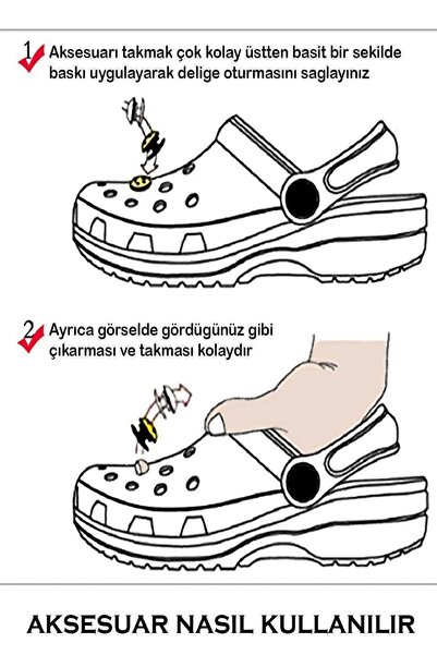 Crocs Terlik Süsü /kalemlik Süsü/bileklik Süsü/anahtarlık Süsü/terlik Takıları- Sağlıkçı Kıyafeti