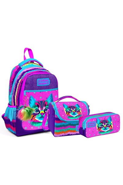 Coral High Adalinhome 3 Bölmeli Çanta Seti