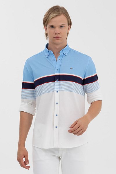 U.S. Polo Assn. Η.Π.Α. Polo Ανδρικό πουκάμισο με κανονική εφαρμογή 1617072 Odisse