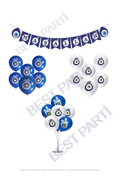 BEST PARTİ DOĞUM GÜNÜ PARTİ SÜSLERİ Sünnet Partisi Süsleme Seti-9