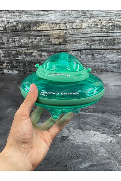 YzHome زجاجة مياه معلقة أكريليك ملونة فاخرة موديل UFO 700 مل