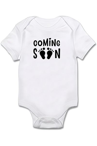 GREY Baby Bodysuit / Baby Bodysuit / Half Sleeve Baby Bodysuit / Printed Baby Bodysuit / Coming Soon Bodysuit