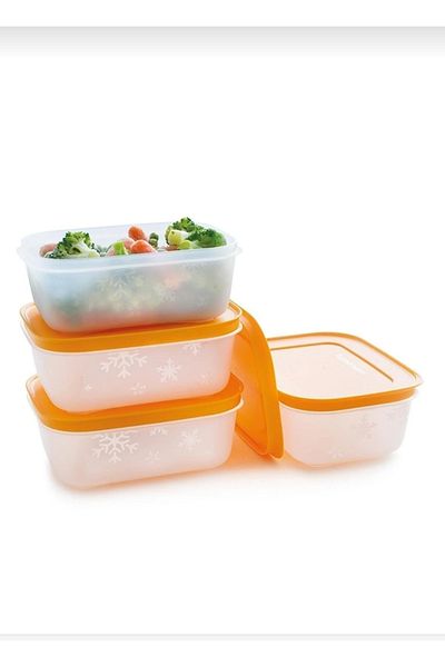 Tupperware Alaska Cap Short Body Set of 4 450 Ml