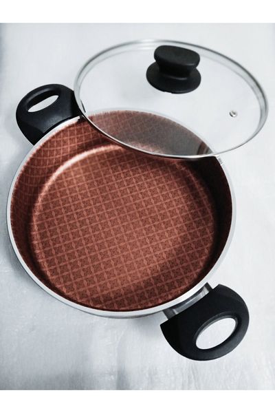 mother kitchen Mehtap 28cm Vigano Shallow Karnıyarık Rice Pot