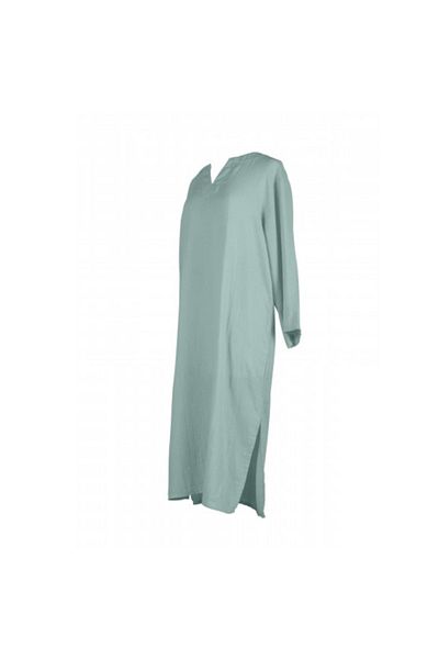 Havlu Denizi Ev Tekstil Ürünleri Copy - Muslin Fabric Tunic Dress