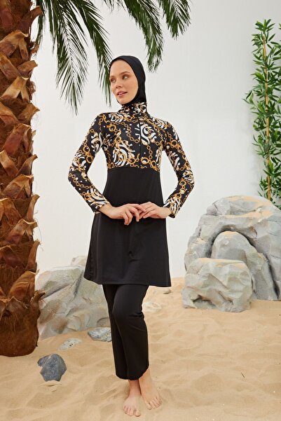 Remsa Mayo Lycra Fully Covered Hijab Swimsuit Μαγιό T2123-24