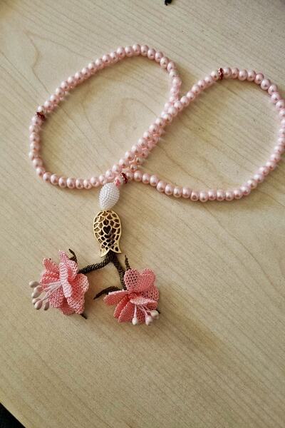 DETAY SEDYE ÖRTÜLERİ Iğne Oyası Tesbih