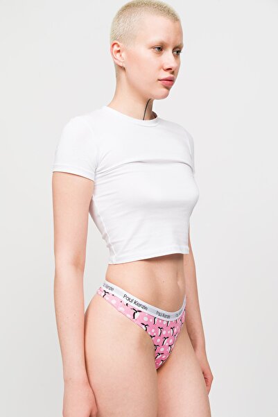 Paul Kenzie Unique Effect Desenli Kadın String Külot - Penguin