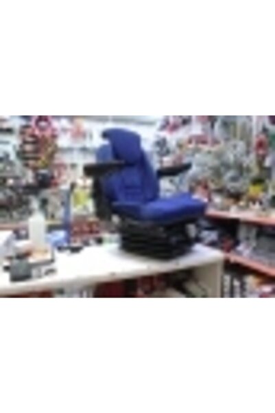 MİRALBUENO Körüklü Traktör Ve Iş Makinesi Koltuğu Kumaş Universal Model Mavi