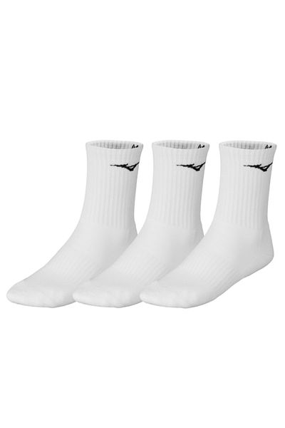 MIZUNO Унисекс чорапи за тренировки, бели