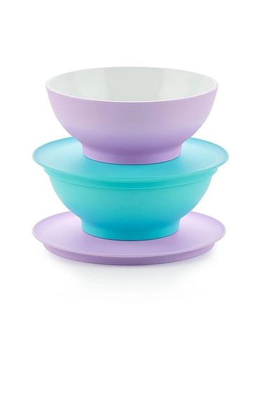 Tupperware Allegra Sweet Container Set of 2 275 Ml Blue-lilac